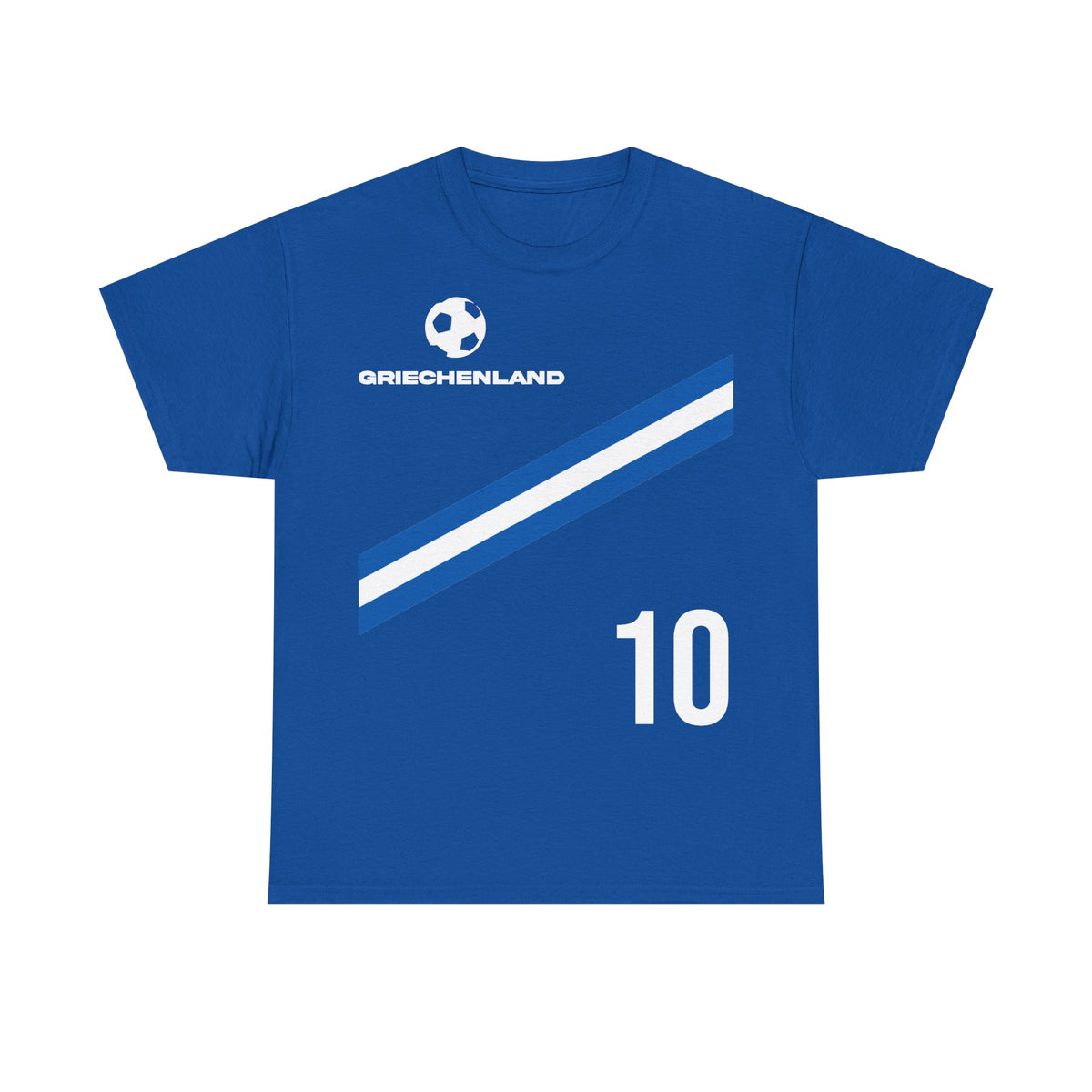Grecia Grecia Bandera Escudo Patria Fútbol Deporte Aficionado Idea de regalo - Camiseta unisex