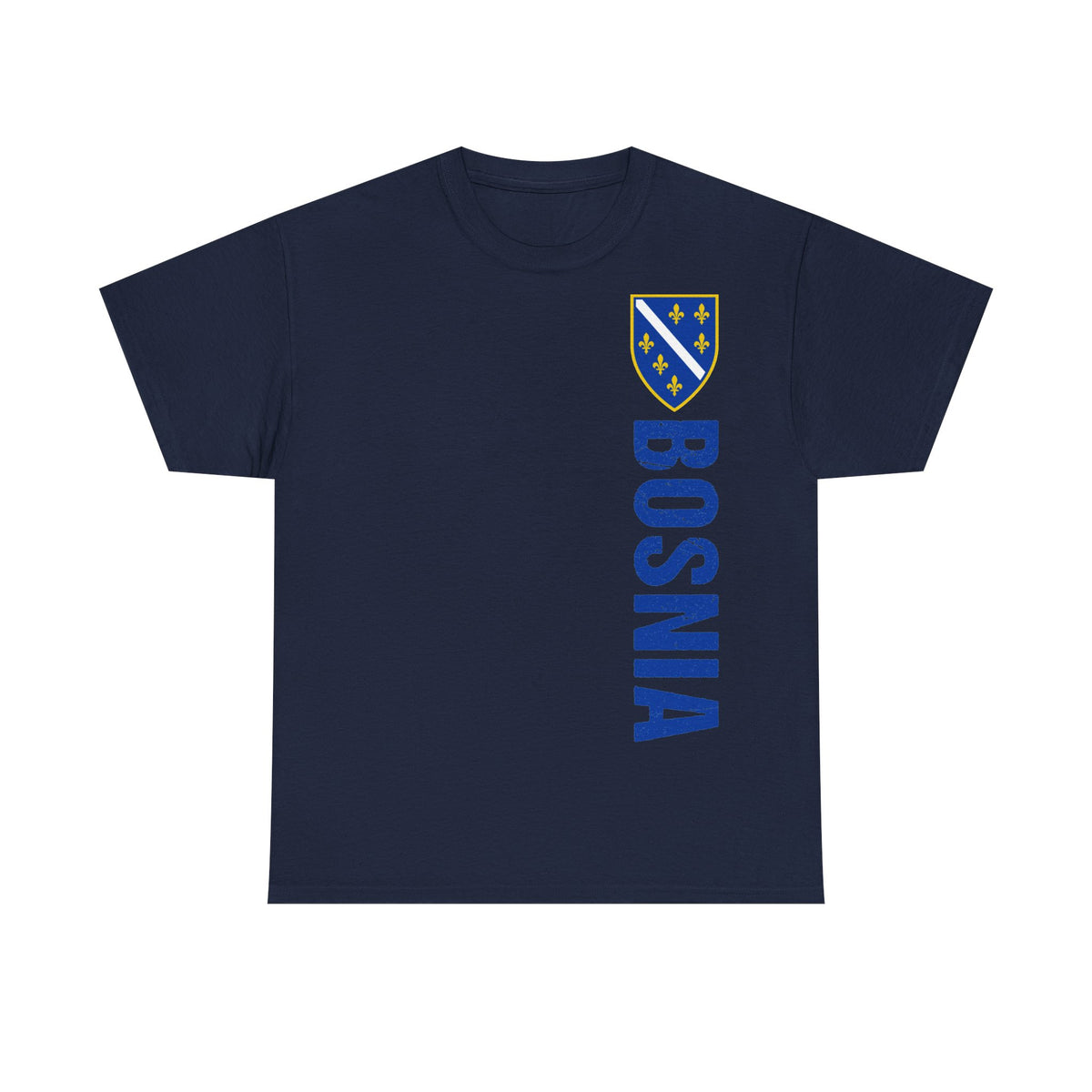 Bosnia escudo bandera orgullo patria aficionado al fútbol idea de regalo - Camiseta unisex