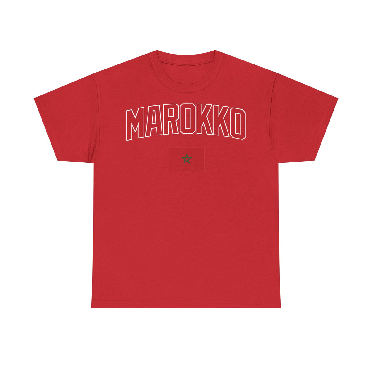 Marruecos Escudo Morocco Bandera Orgullo Fútbol Fan Deporte FIdea de regalo - Camiseta unisex