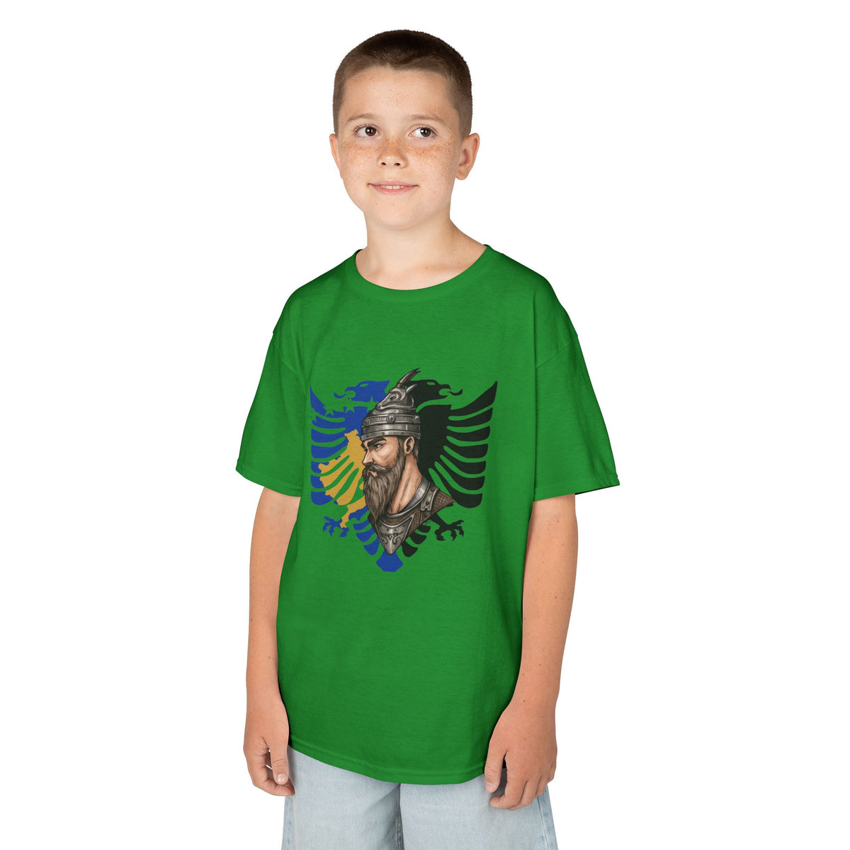 Legend of Skanderbeg Albania Kosovo - Unisex Kinder & Jugendliche T-Shirt
