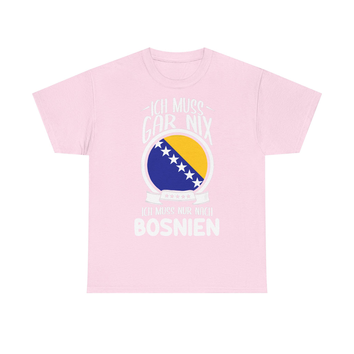 Bosnia Wappen Flagge Stolz Heimat Fußball fan Geschenkidee - Unisex T-Shirt