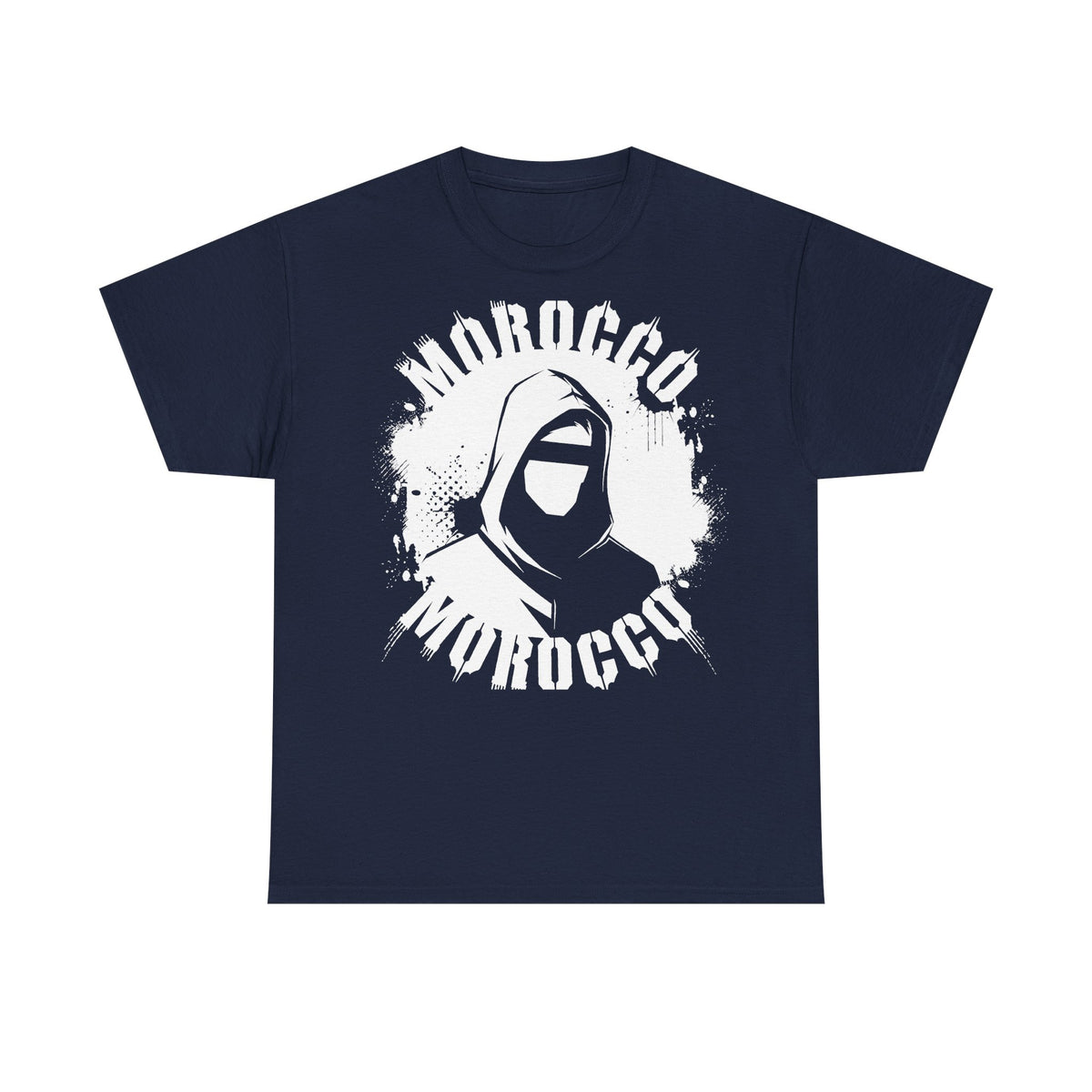 Escudo de hooligan de Marruecos Bandera de Marruecos Fútbol Aficionado Deporte Idea de regalo - Camiseta unisex