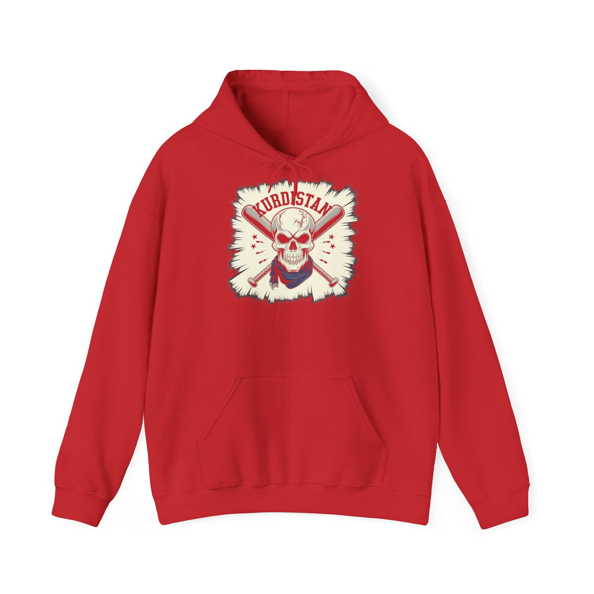 Kurdistan hooligan patria orgoglio stemma bandiera sport calcio tifoso regalo - Felpa con cappuccio unisex