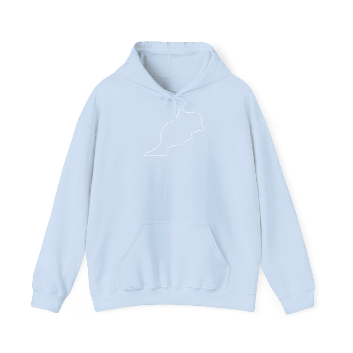 Stemma del Marocco Bandiera del Marocco Orgoglio Tifoso di calcio Sport Idea regalo - Felpa con cappuccio unisex