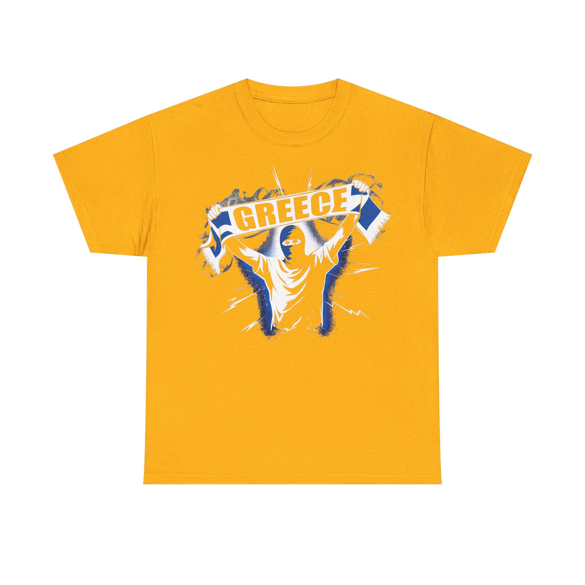 Grecia Grecia hooligan bandera escudo patria fútbol deporte aficionado idea de regalo - camiseta unisex