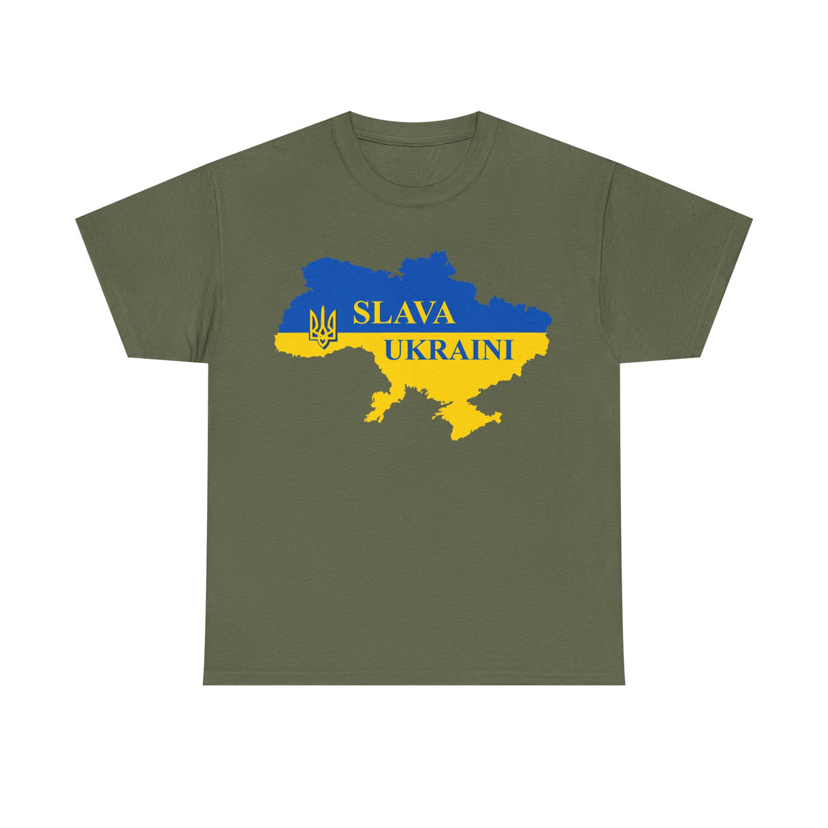 Bandiera e stemma dell'Ucraina Idea regalo Sport Tifoso Moda Vintage - T-shirt unisex