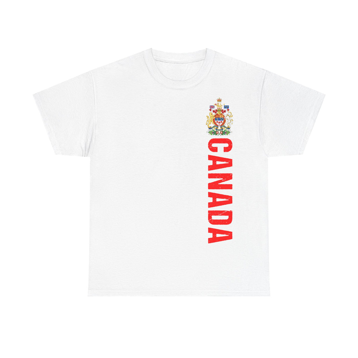 Canada Kanada Wappen Flagge Fan Sport Fußball Geschenkidee - Unisey T-Shirt