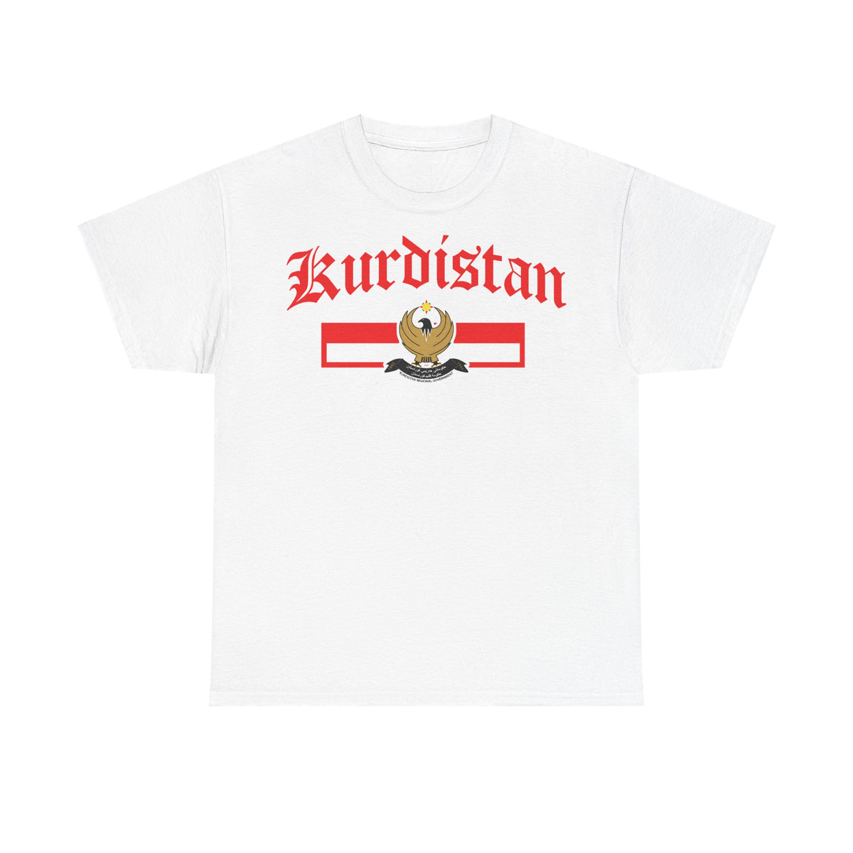 Kurdistán Azadi Escudo Bandera Patria Newroz Regalo - Camiseta unisex