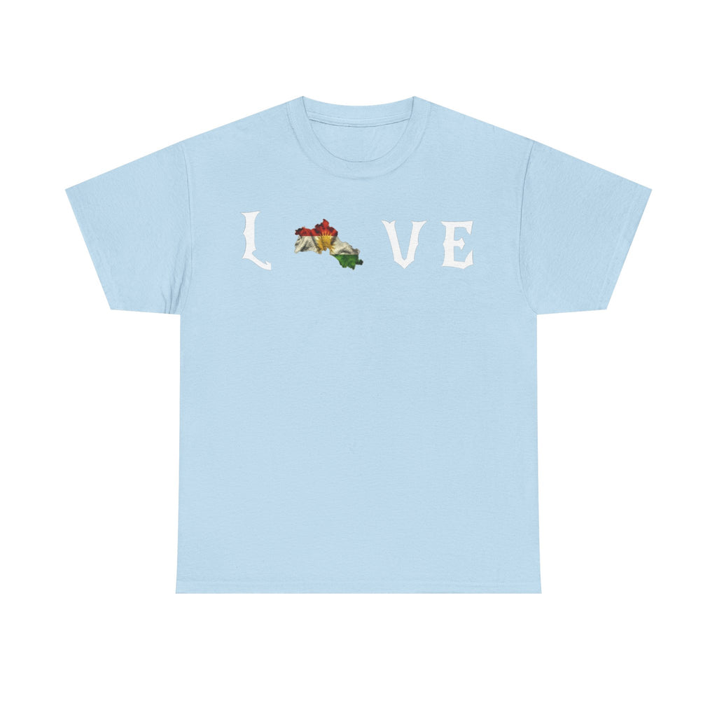 Kurdistan LOVE Flagge Azadi Newroz - Unisex T-shirt