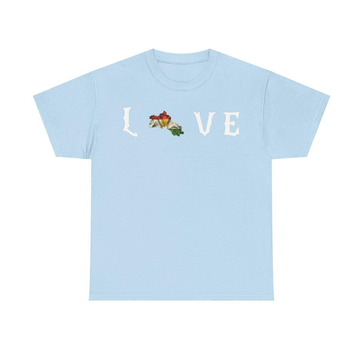 Kurdistan LOVE Flagge Azadi Newroz - Unisex T-shirt