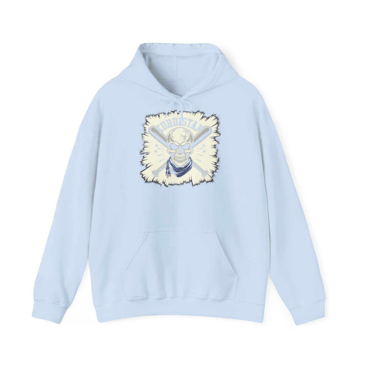 Kurdistan hooligan patria orgoglio stemma bandiera sport calcio tifoso regalo - Felpa con cappuccio unisex