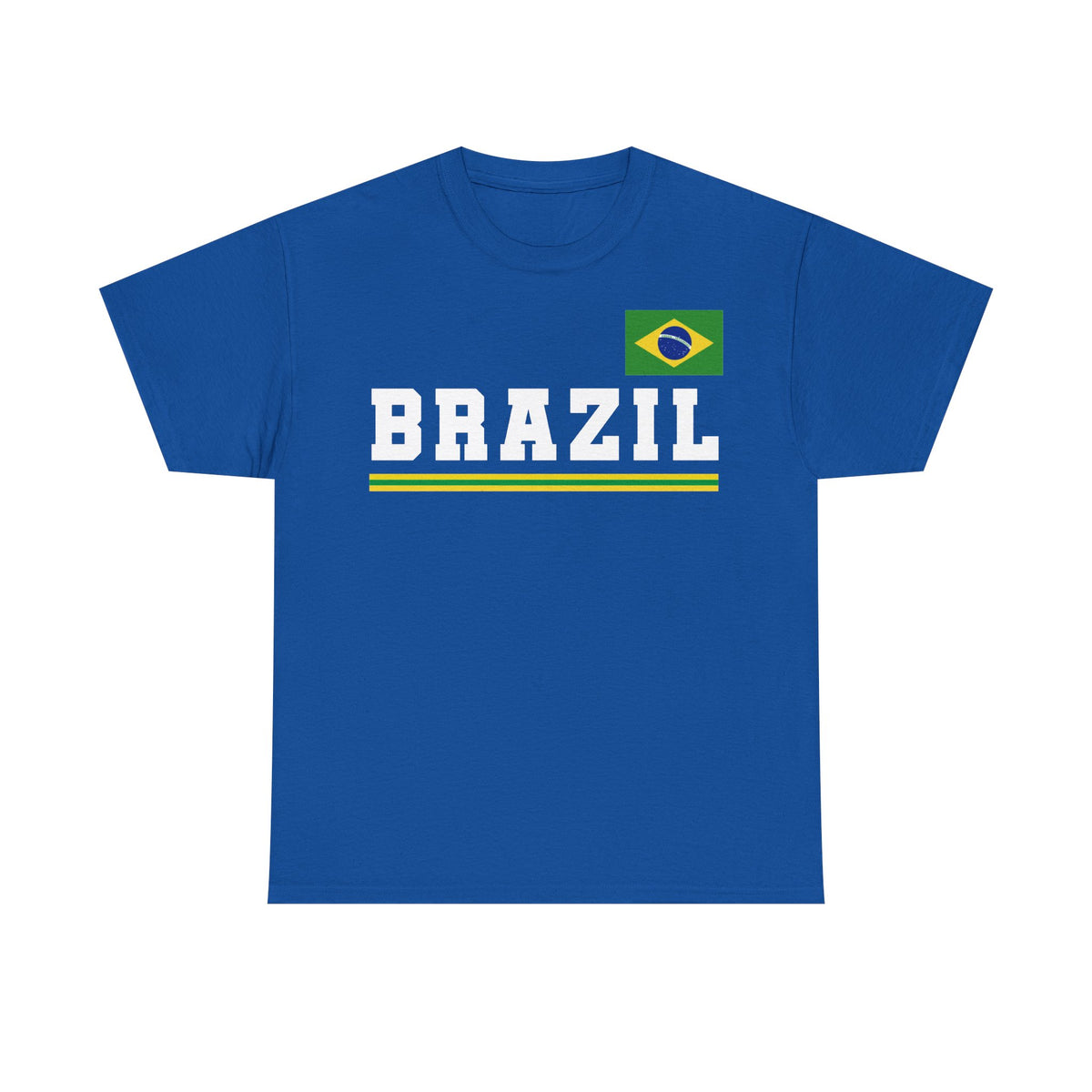 Brazil Brasilien Wappen Flagge Sport Fan Fußball Geschenkidee - Unisex T-Shirt
