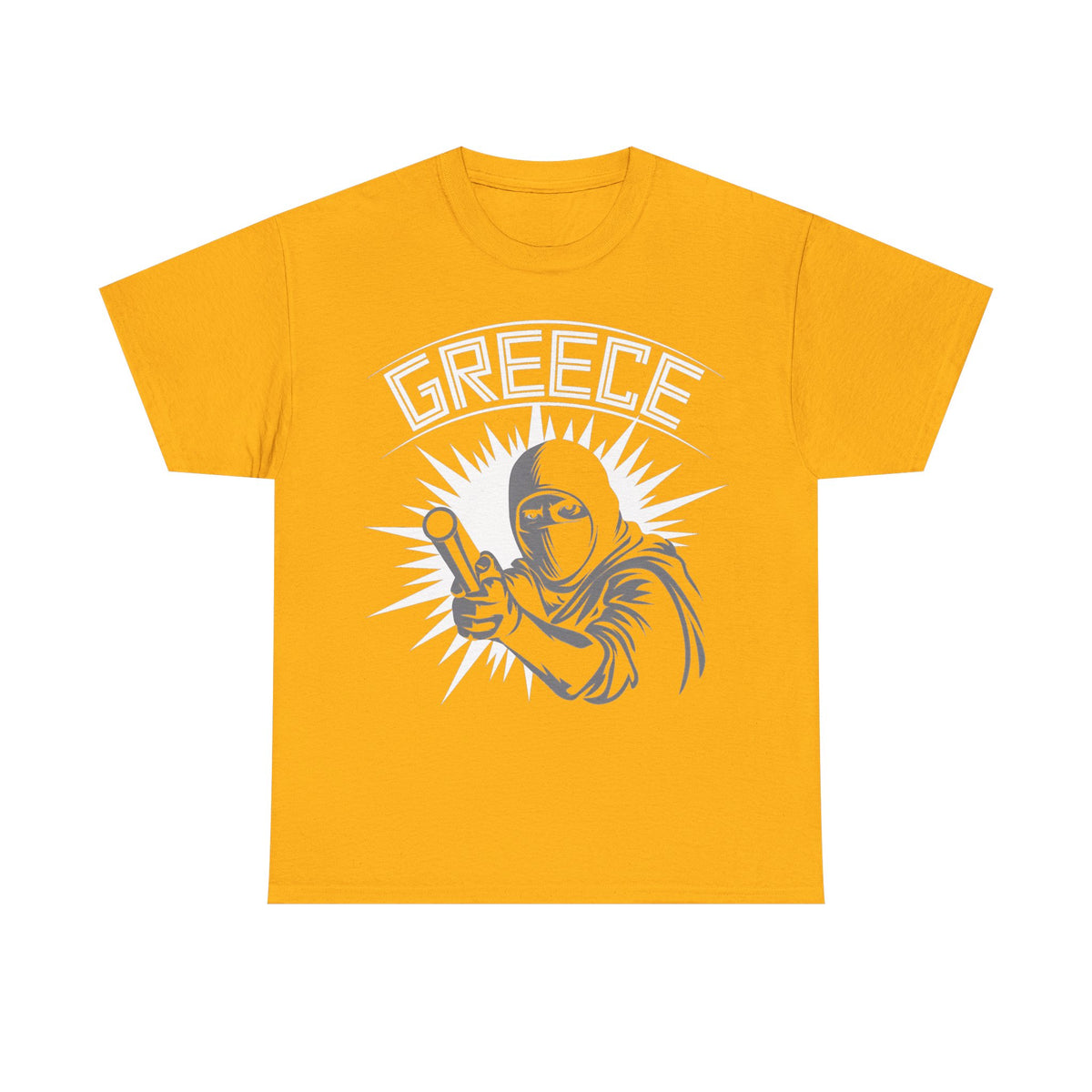Grecia Grecia hooligan bandera escudo patria fútbol deporte aficionado idea de regalo - camiseta unisex