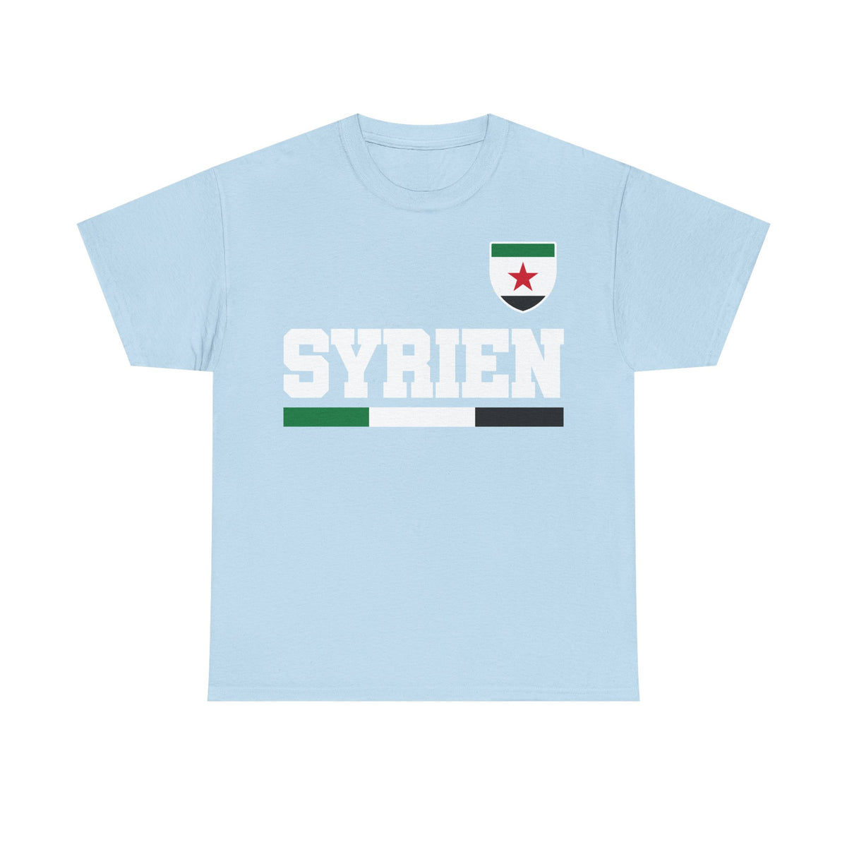 Syria Syrien Wappen Flagge Heimat Sport Fan Geschenkidee - Unisex T-Shirt