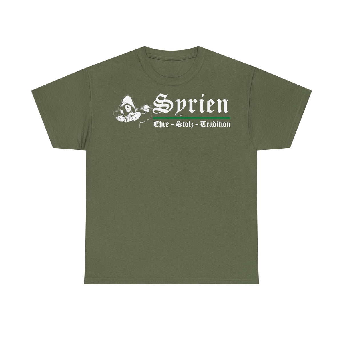 Syria Syrien Wappen Flagge Heimat Sport Fan Geschenkidee - Unisex T-Shirt