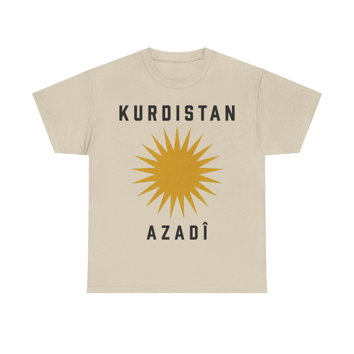 Kurdistán Azadi Sol Libertad Bandera Patria Idea de regalo - Camiseta unisex