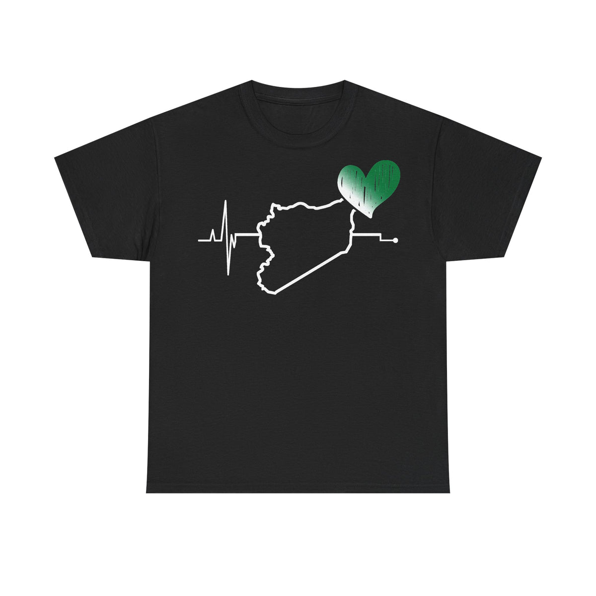 Syria Syrien Wappen Flagge Heimat Sport Fan Geschenkidee - Unisex T-Shirt
