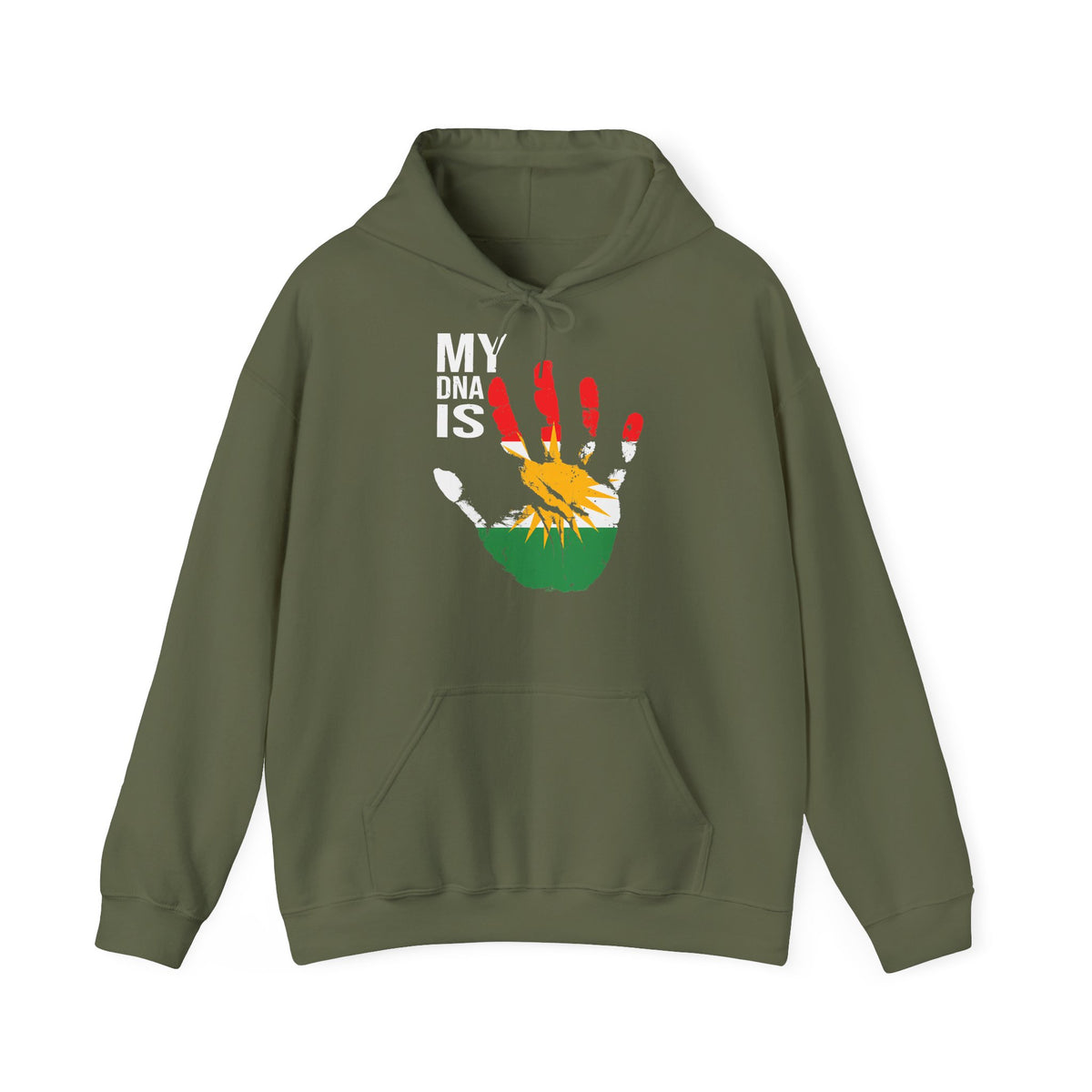 Kurdistan patria orgoglio stemma bandiera sport calcio regalo per tifosi - felpa con cappuccio unisex