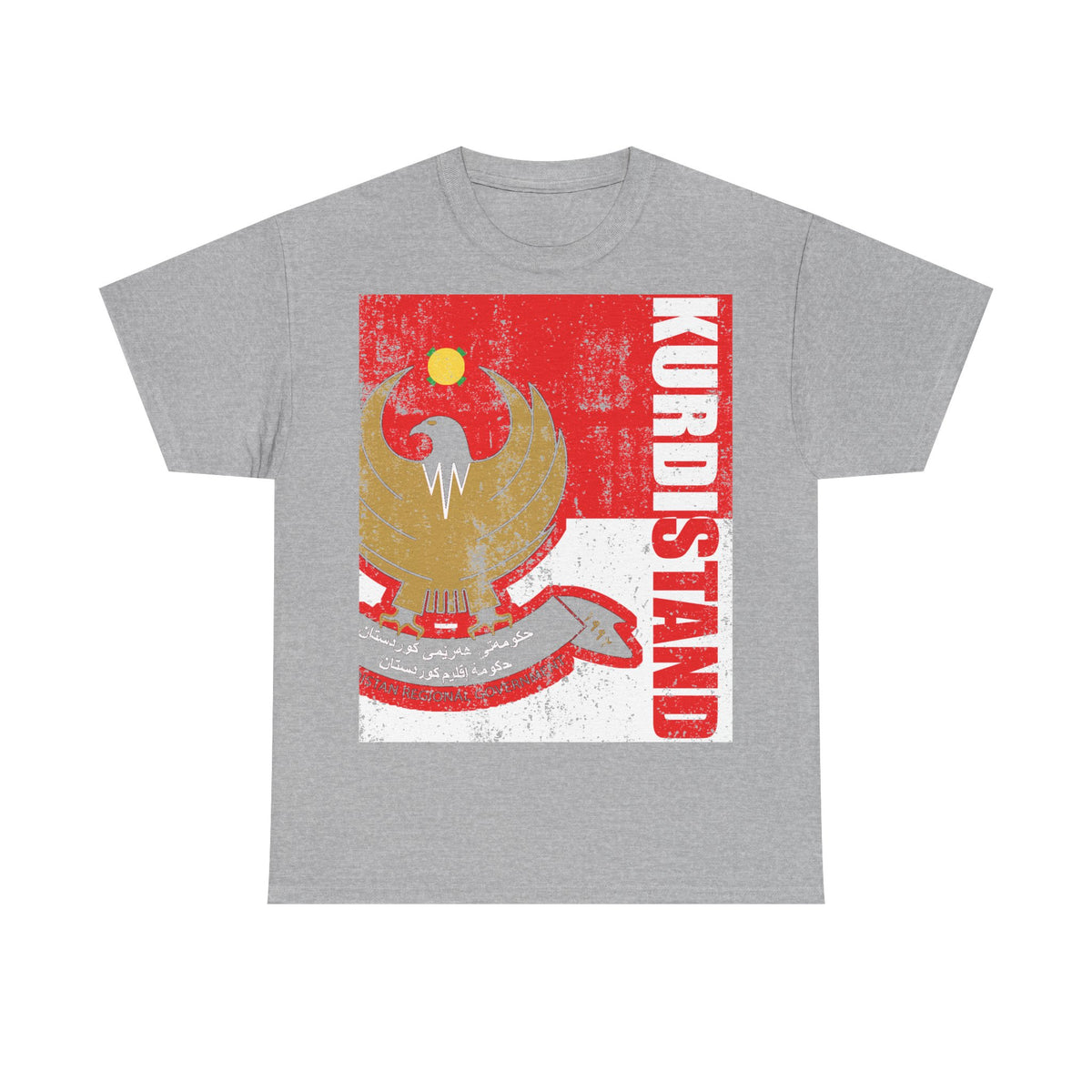 Kurdistán Azadi Escudo Bandera Patria Newroz Regalo - Camiseta unisex