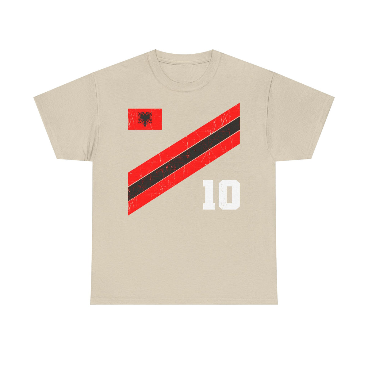 Camiseta unisex de Albania, escudo albanés, bandera, águila, fútbol, aficionado, deporte