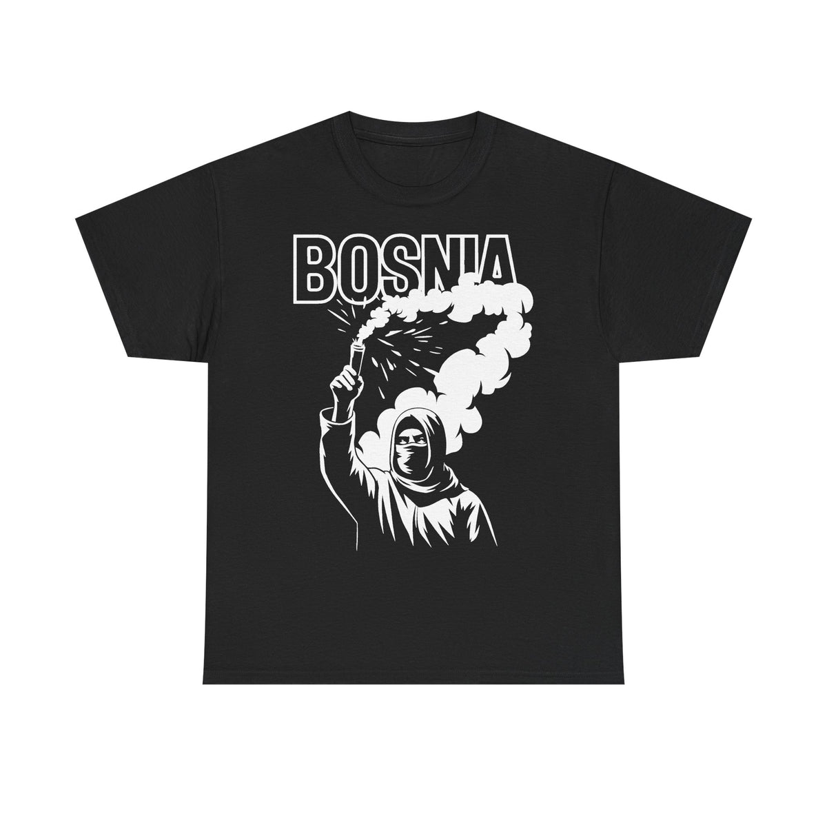 Bosnia escudo bandera orgullo patria aficionado al fútbol idea de regalo - Camiseta unisex
