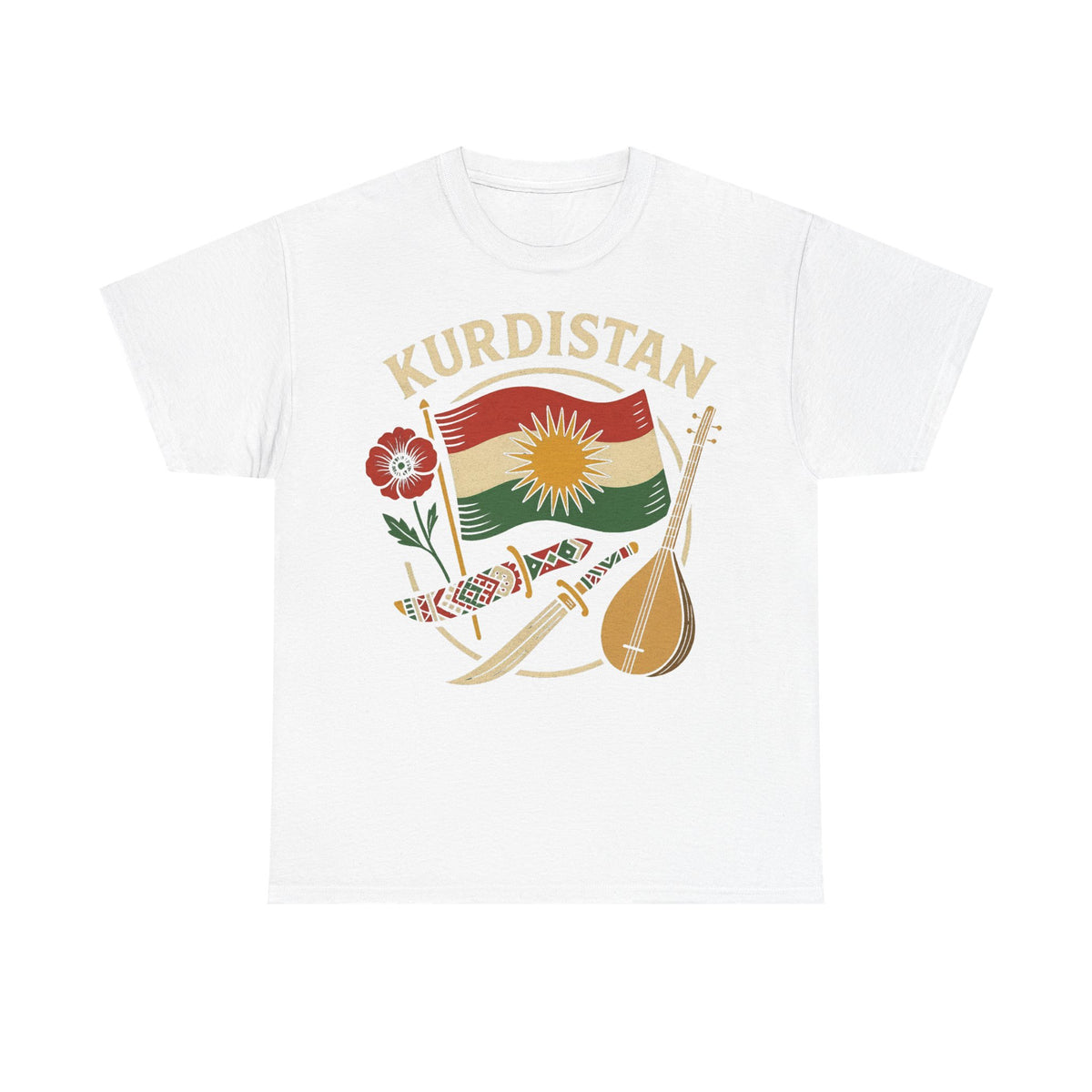 Kurdistan Heimat Flagge Azadi Newroz - Unisex T-shirt