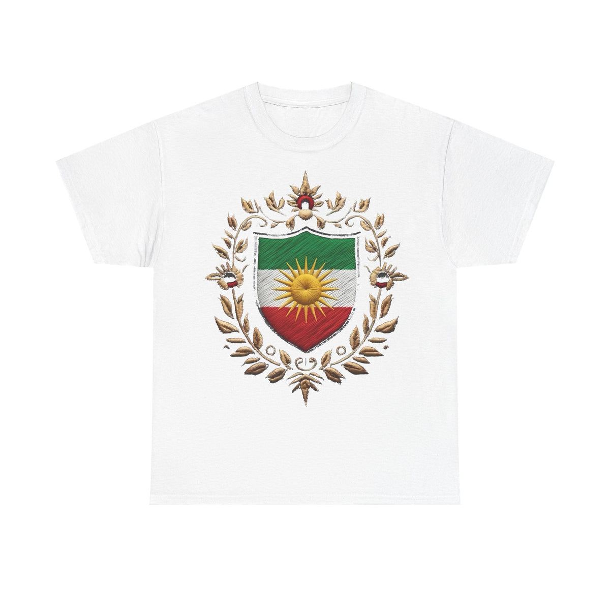 Kurdistan Edel Wappen Geschenkidee - Unisex T-Shirt