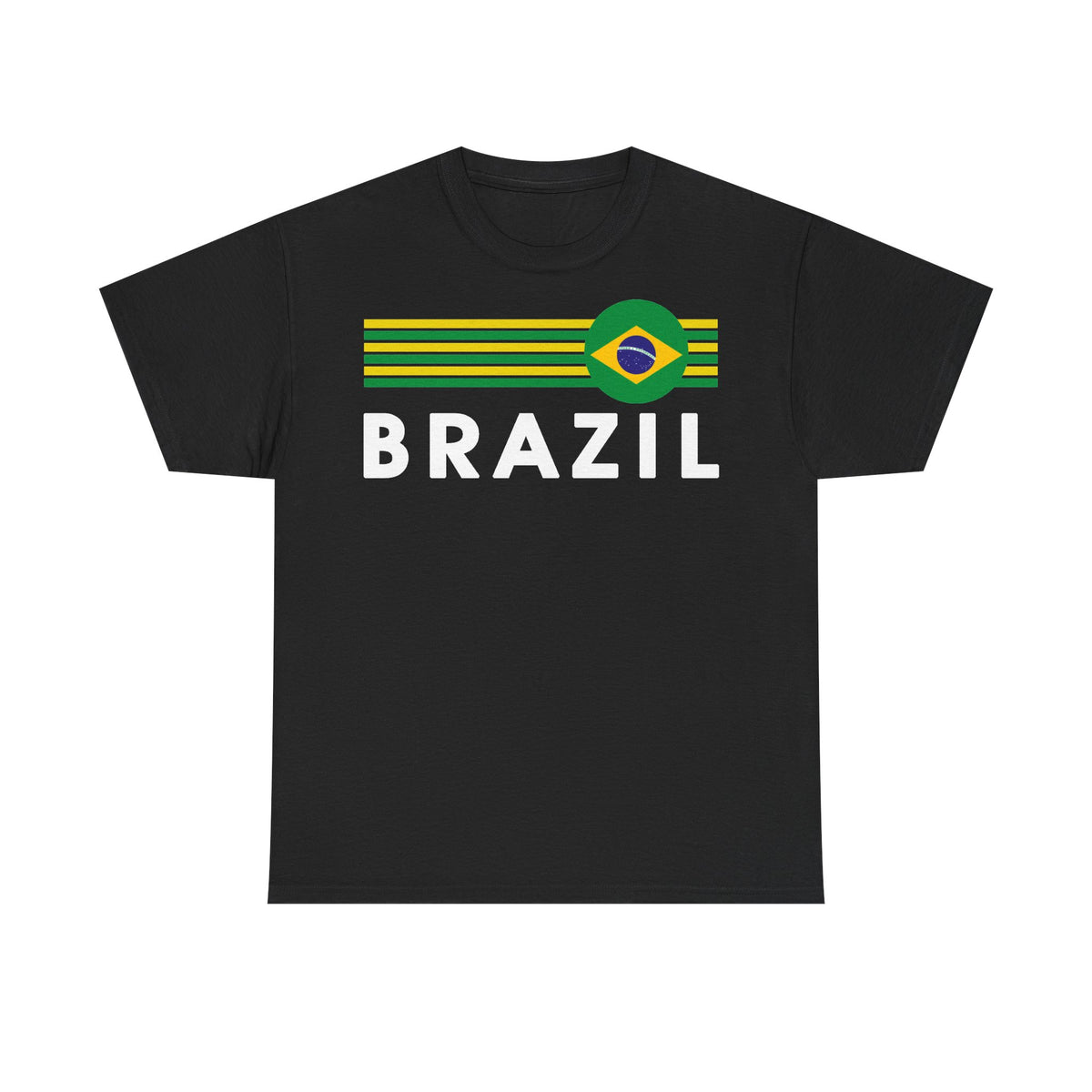 Brazil Brasilien Wappen Flagge Sport Fan Fußball Geschenkidee - Unisex T-Shirt