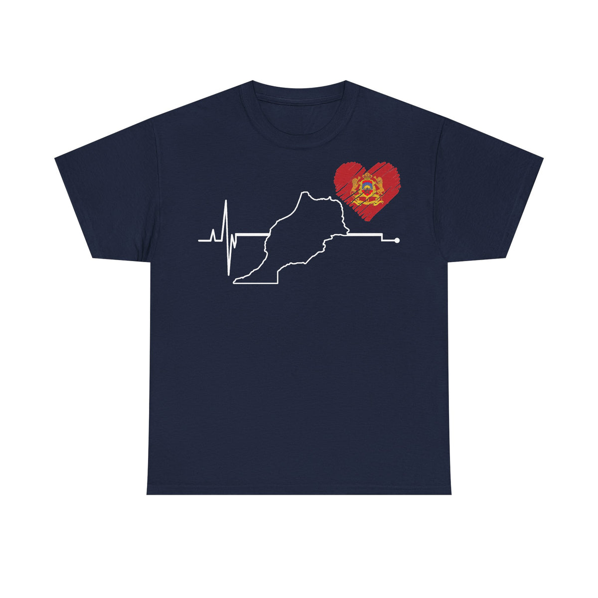 Marruecos Escudo Morocco Bandera Orgullo Fútbol Fan Deporte FIdea de regalo - Camiseta unisex