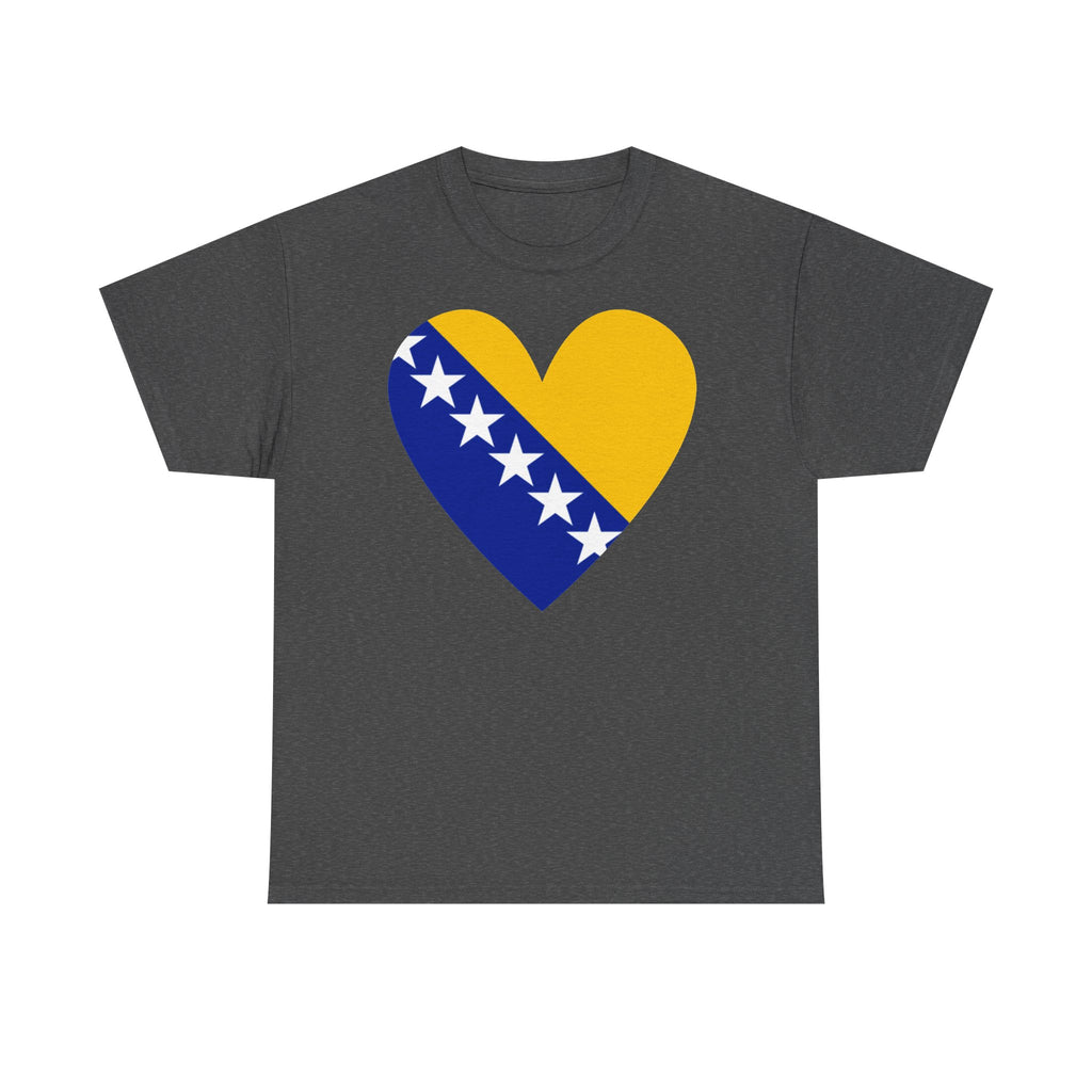 Bosnia Wappen Flagge Stolz Heimat Fußball fan Geschenkidee - Unisex T-Shirt