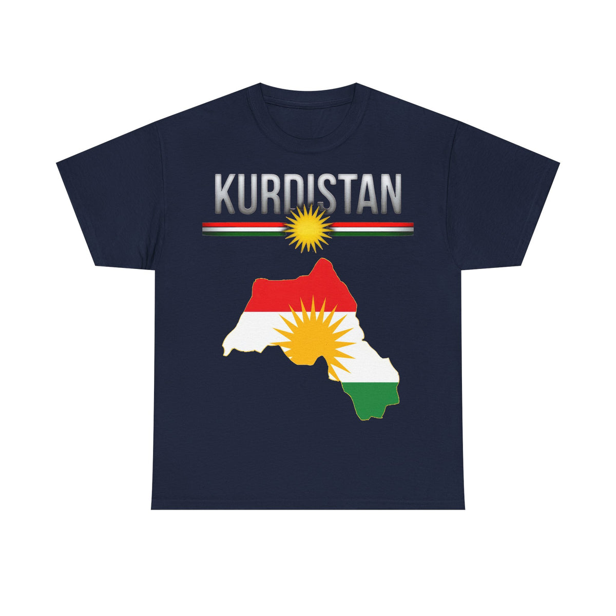 Kurdistan Pride Stolz Flagge Wappen - Unisex T-Shirt