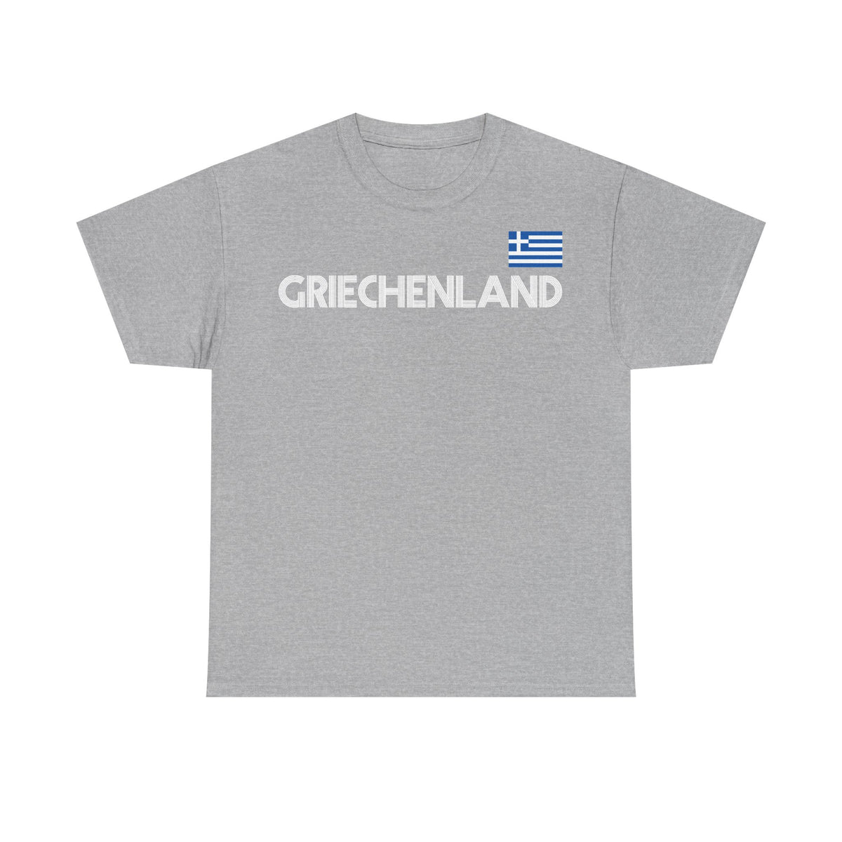 Grecia Grecia Bandera Escudo Patria Fútbol Deporte Aficionado Idea de regalo - Camiseta unisex