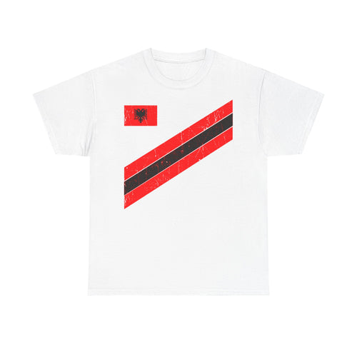 Albania Wappen Shqiptar Flagge Adler Fußball Fan Sport Unisex T Shirt