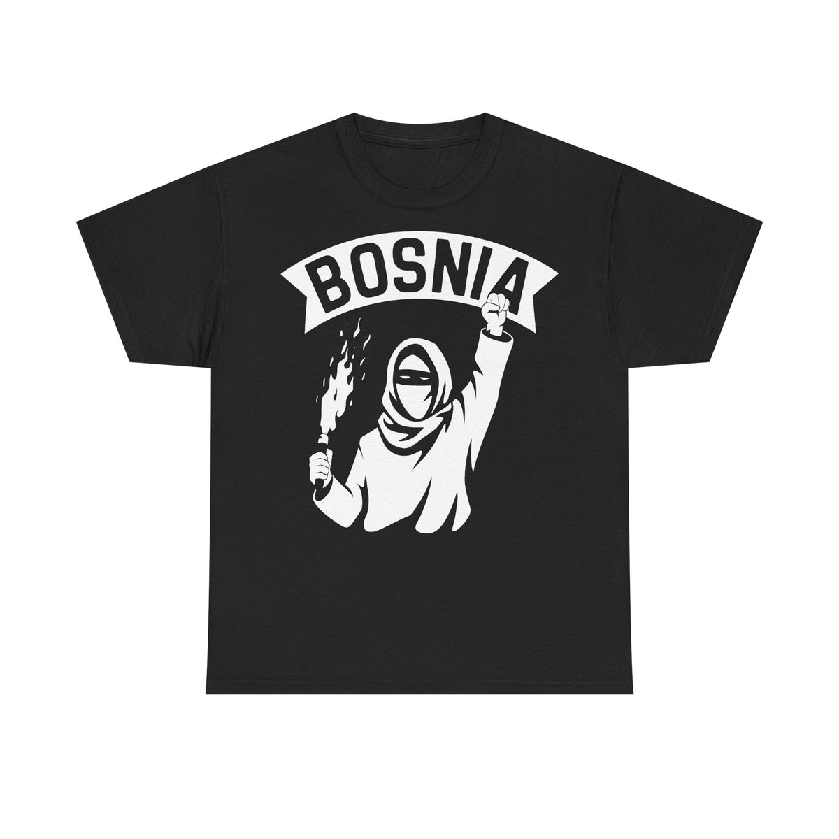 Bosnia escudo bandera orgullo patria aficionado al fútbol idea de regalo - Camiseta unisex