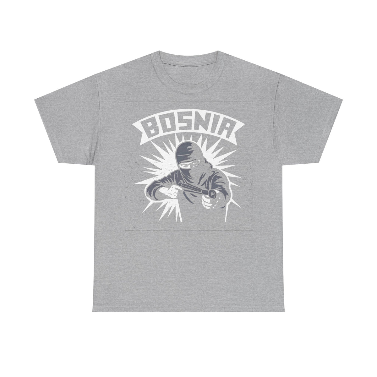 Bosnia escudo bandera orgullo patria aficionado al fútbol idea de regalo - Camiseta unisex