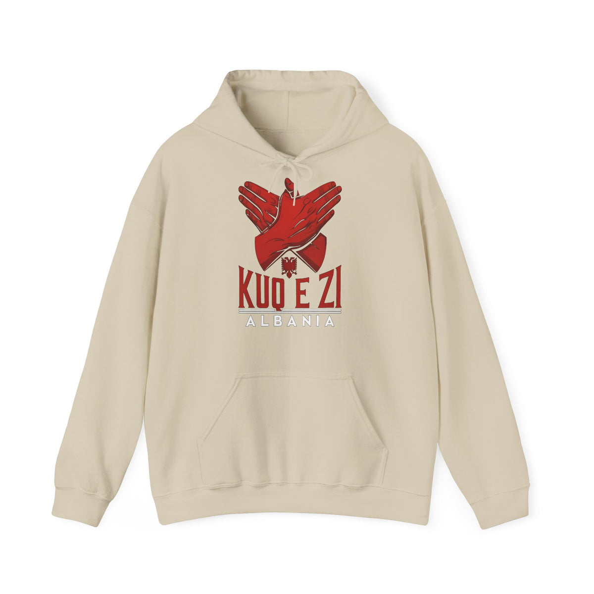 Albania KUQ E ZI Adlermove - Unisex Hoodie