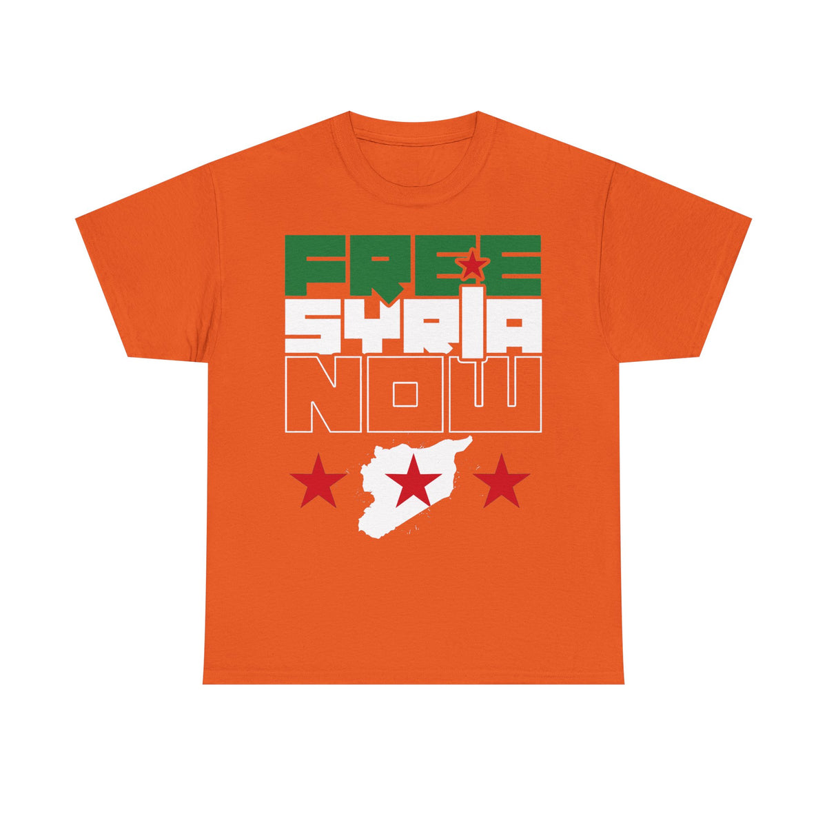 Syria Syrien Wappen Flagge Heimat Sport Fan Geschenkidee - Unisex T-Shirt
