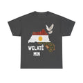 Welate MIn Kurdi Kurdistan Azadi Newroz Flagge Stolz - Unisex T-Shirt