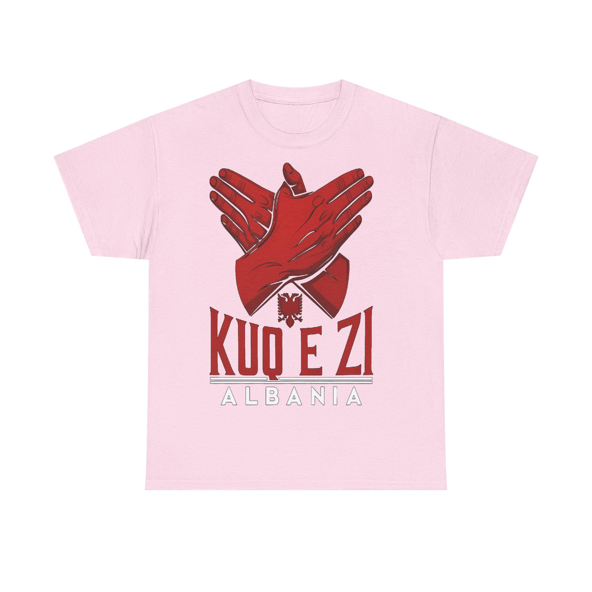 Albania KUQ E ZI Adler Move Flagge - Unisex T-Shirt