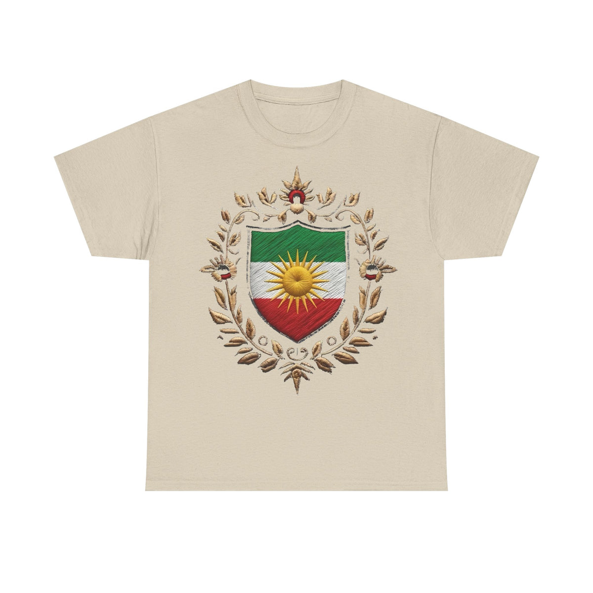 Kurdistan Edel Wappen Geschenkidee - Unisex T-Shirt
