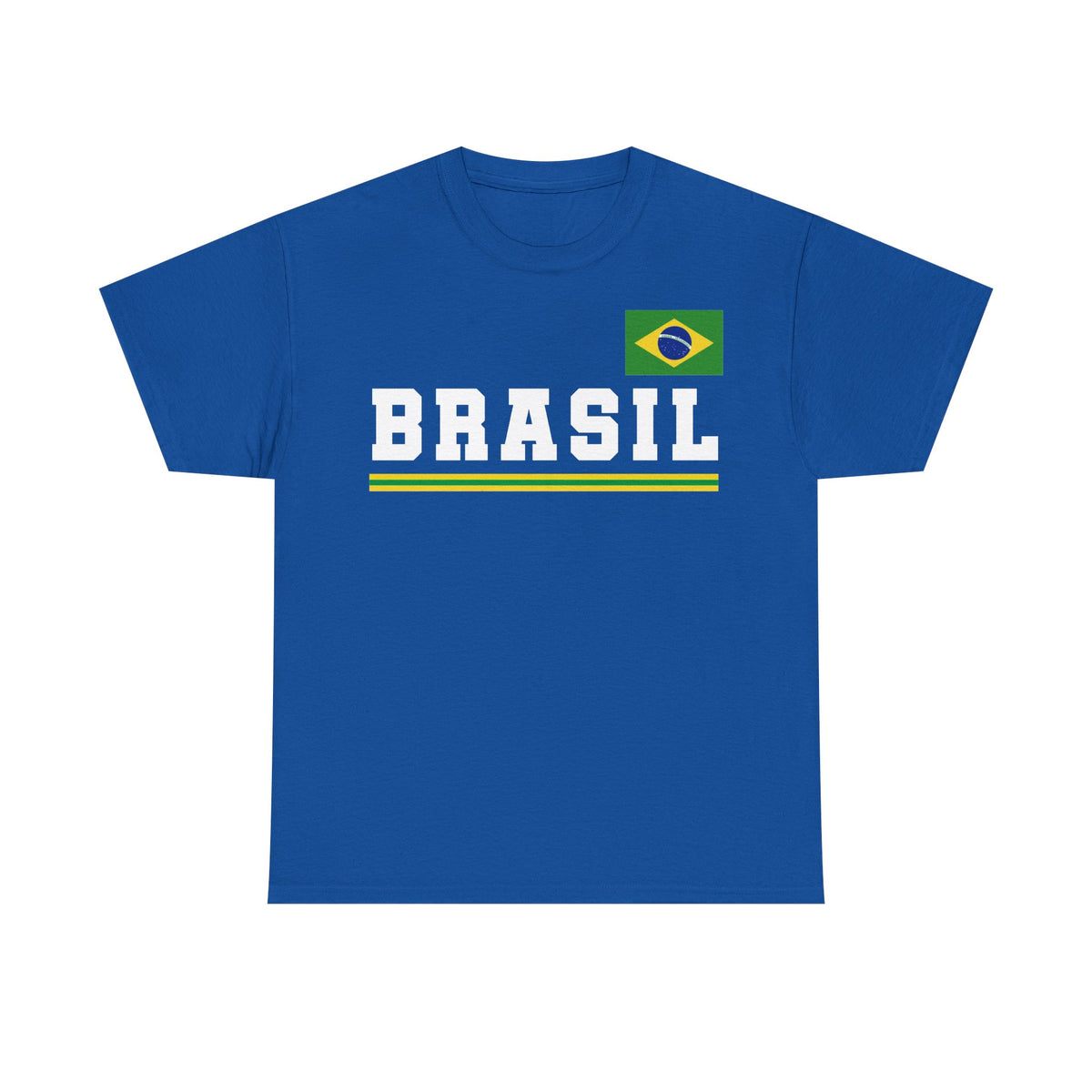 Brazil Brasilien Wappen Flagge Sport Fan Fußball Geschenkidee - Unisex T-Shirt