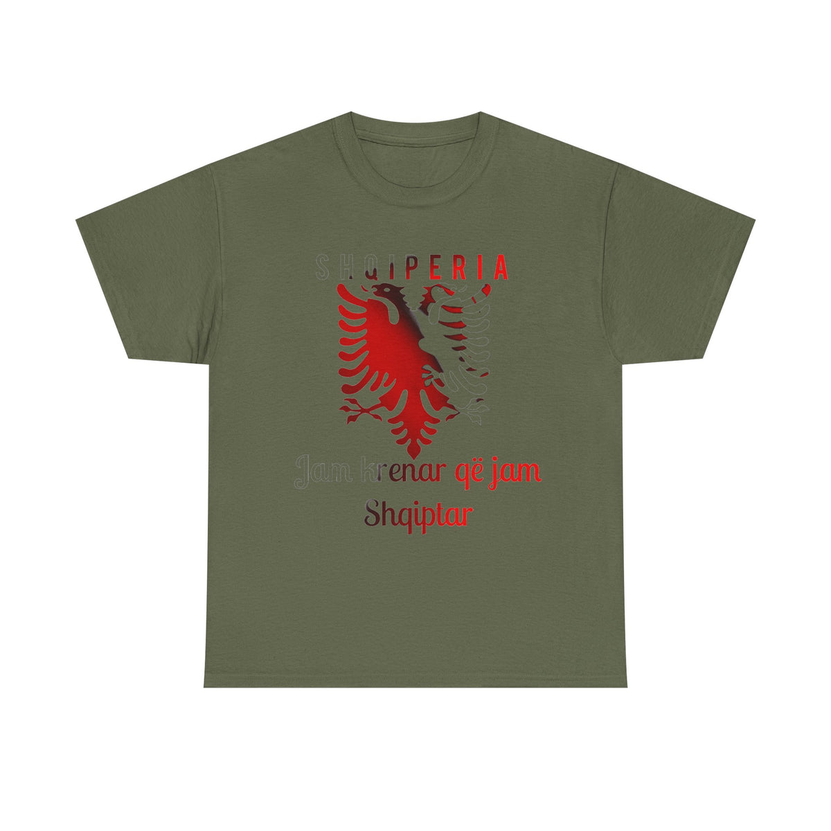Camiseta unisex de Albania, escudo albanés, bandera, águila, fútbol, aficionado, deporte