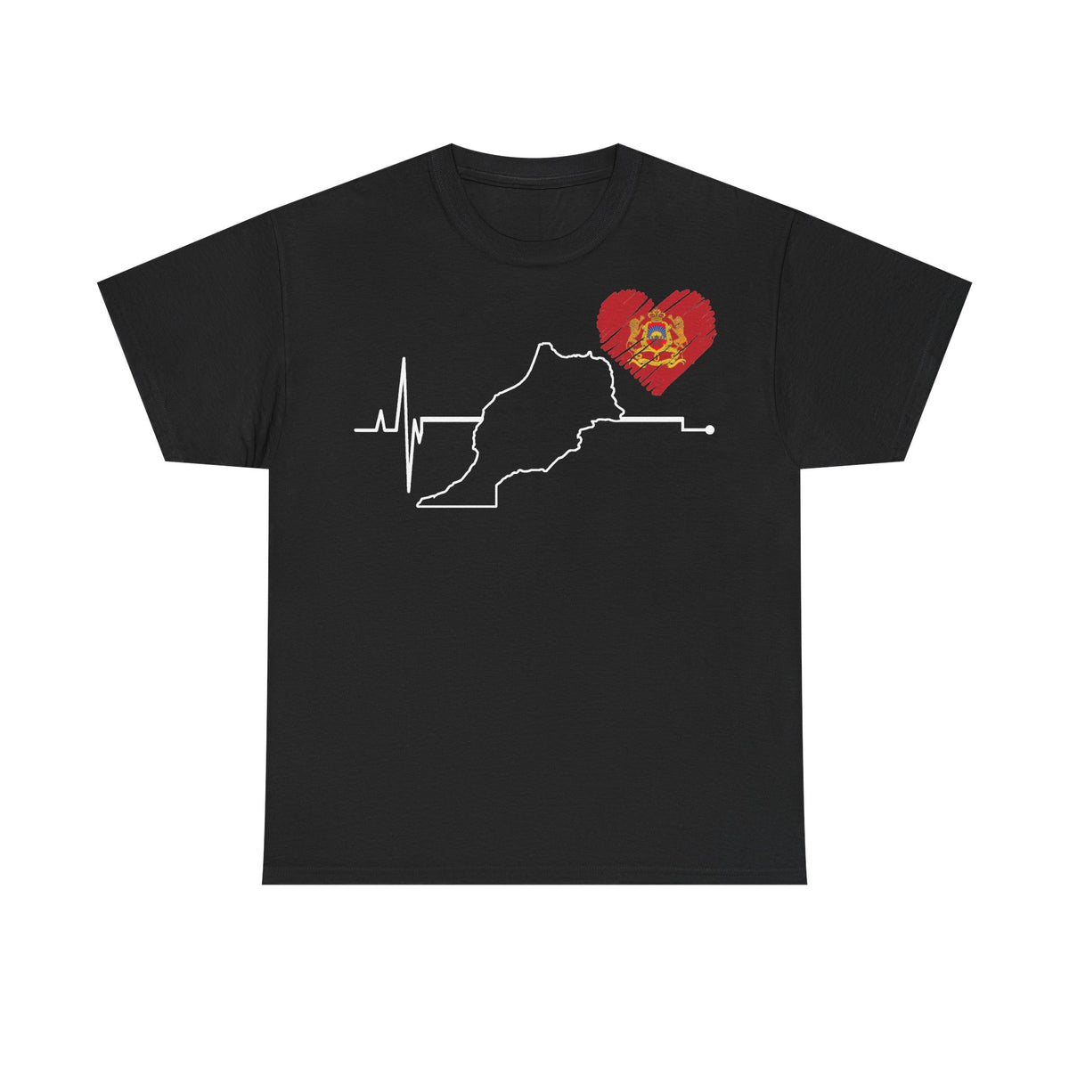 Marruecos Escudo Morocco Bandera Orgullo Fútbol Fan Deporte FIdea de regalo - Camiseta unisex