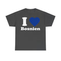 Bosnia Wappen Flagge Stolz Heimat Fußball fan Geschenkidee - Unisex T-Shirt