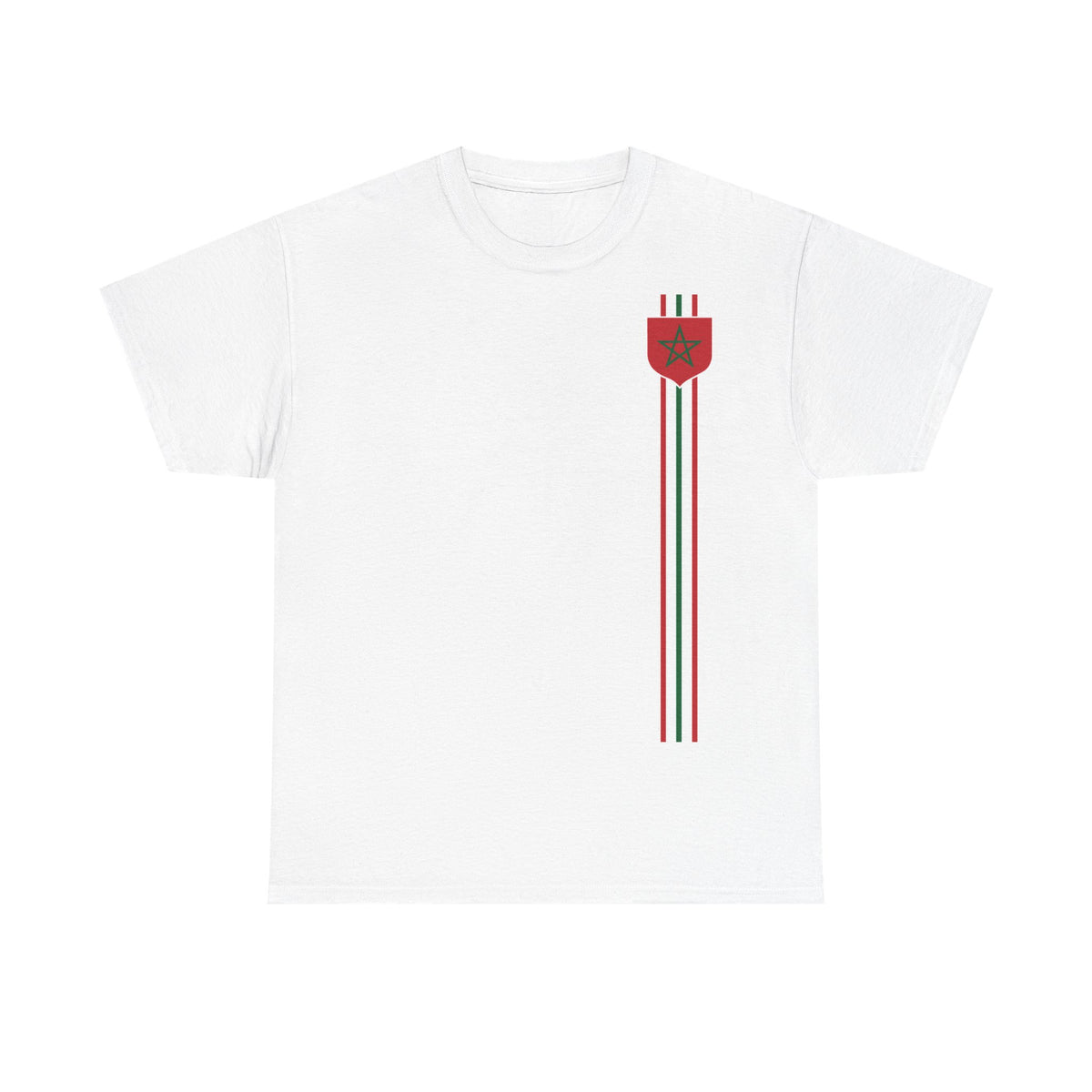 Marruecos Escudo Morocco Bandera Orgullo Fútbol Fan Deporte FIdea de regalo - Camiseta unisex