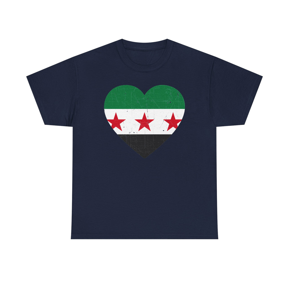 Syria Syrien Wappen Flagge Heimat Sport Fan Geschenkidee - Unisex T-Shirt