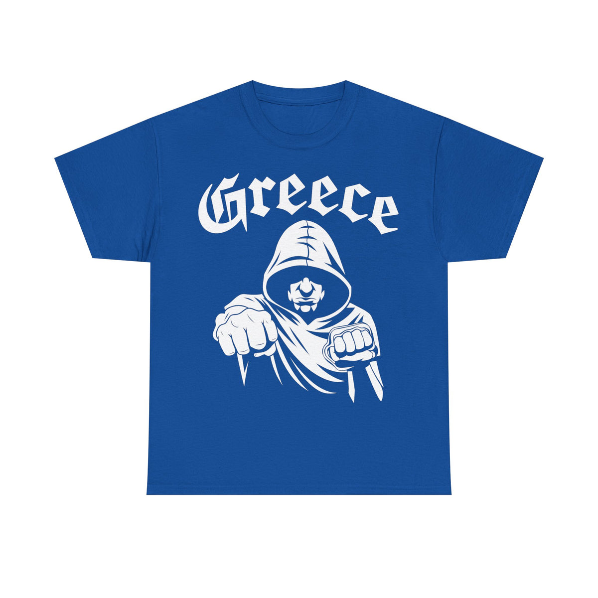 Grecia Grecia hooligan bandera escudo patria fútbol deporte aficionado idea de regalo - camiseta unisex