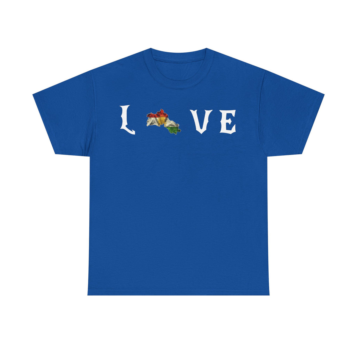 Kurdistan LOVE Flagge Azadi Newroz - Unisex T-shirt