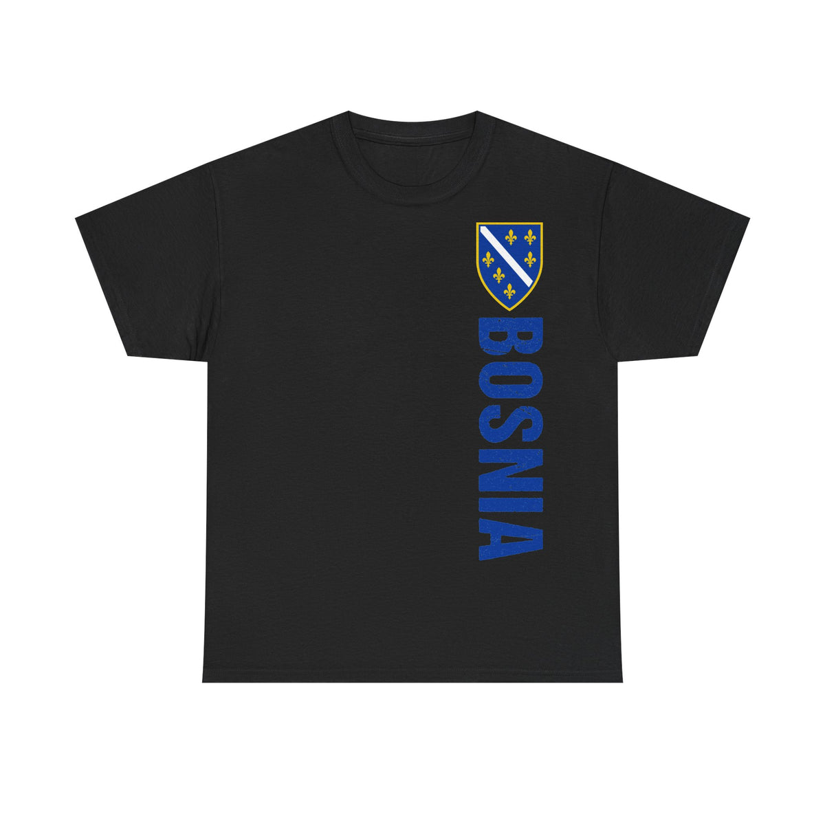 Bosnia escudo bandera orgullo patria aficionado al fútbol idea de regalo - Camiseta unisex
