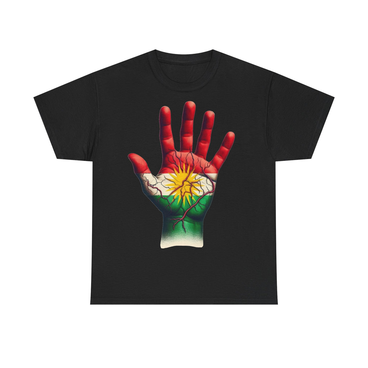 Kurdisches DNA im Blut Stolz Flagge - Unisex T-Shirt